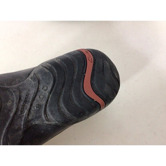 Clarks Muckers Ridge Shoes Burgandy Leather Waterproof Zip Womens 11 - Picture 7 of 8